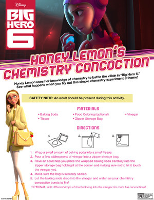 Big Hero 6 - Honey Lemon's Chemistry Concoction Experiment