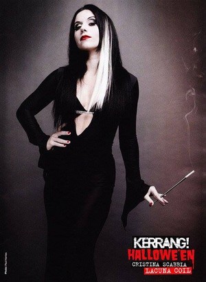  Cristina Scabbia Special Dia das bruxas poster for Kerrang!