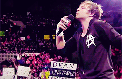 Dean Ambrose on Monday Night Raw 10.27.14.