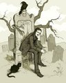 Edgar Allan Poe - poets-and-writers fan art