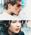 Katniss and Peeta  - the-hunger-games fan art