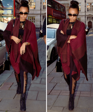  Leigh-Anne arriving at a hotel in লন্ডন October 11th, 2014