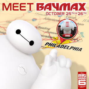  MeetBaymax this weekend at the Linvilla Orchard's کدو, لوکی Patch October 25th & 26th