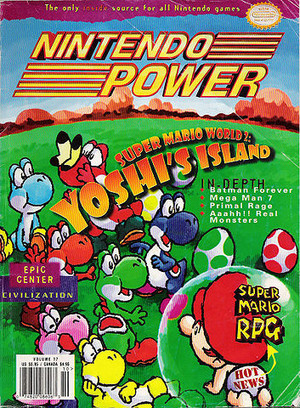 Nintendo Power Covers with various Mario characters on them
