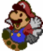 Paper Mario Spazzing Out GIF - super-mario-bros icon