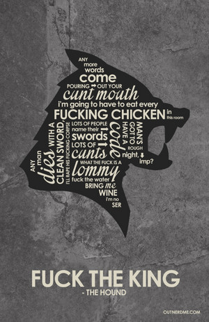  The Hound Quote Poster