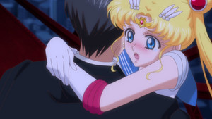 Tuxedo Mask and Sailor Moon