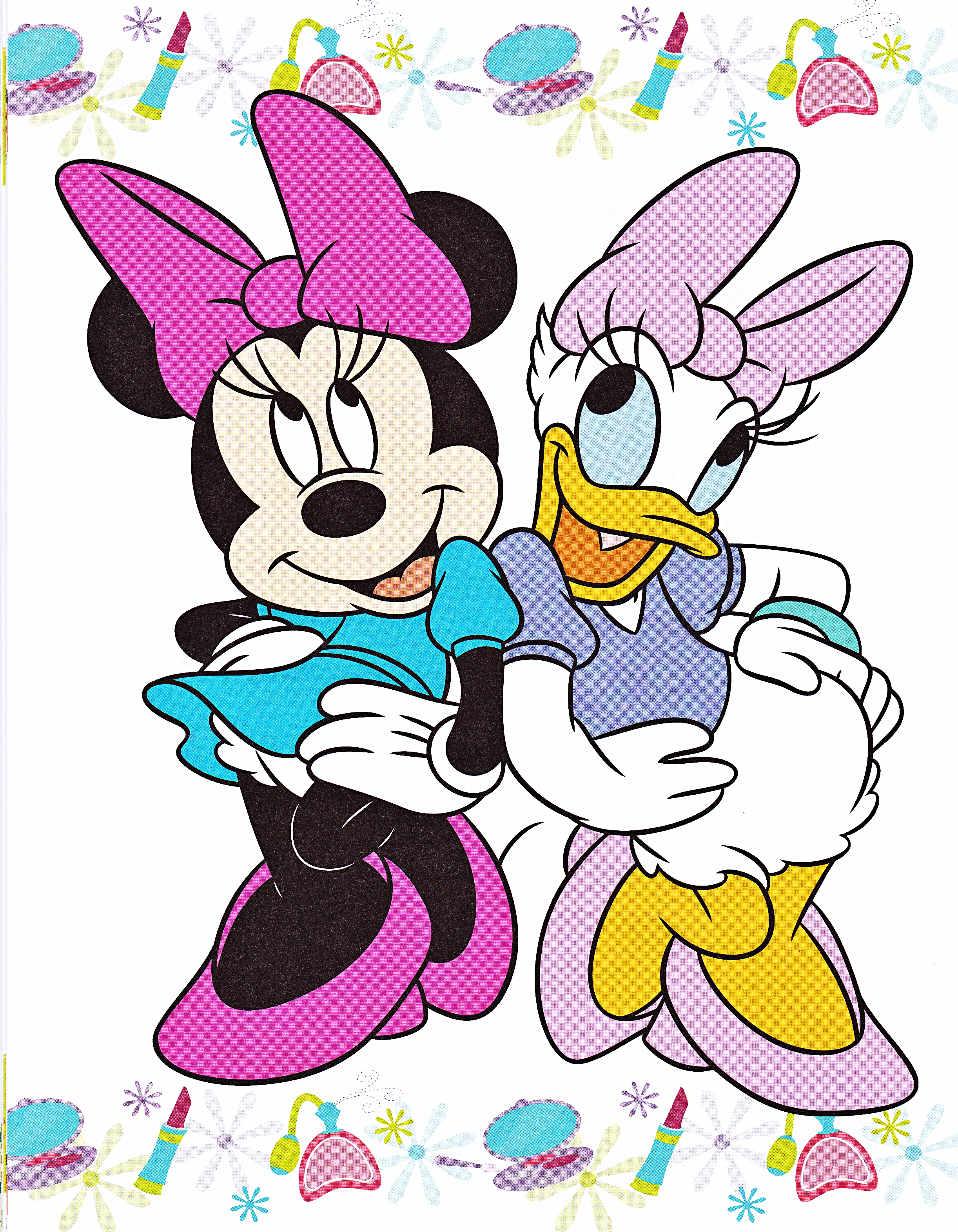 MINNIE-Minnie Maus Daisy Duck und Freunde-Multicolor Malbuch von Disney #598211