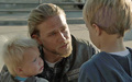 7x13 - Papa's Goods - Jax, Thomas and Abel - sons-of-anarchy photo