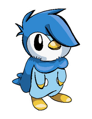  A piplup with hair
