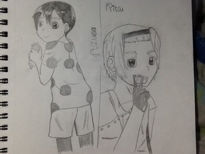 Azusa and ritsu genderbend K-ON!