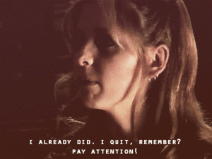  Buffy and অ্যাঞ্জেল in Prophecy Girl