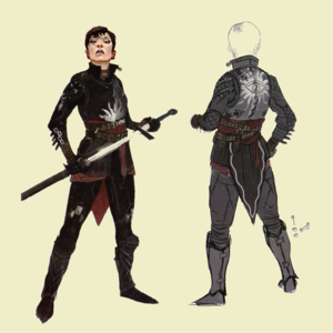  Cassandra concept art in The Art of Dragon Age: Inquisition
