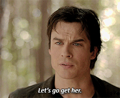 Damon looking for Bonnie