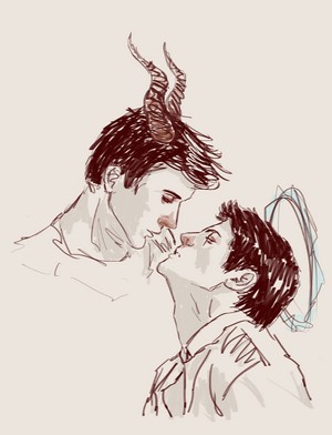 Demon!Dean and Angel!Castiel