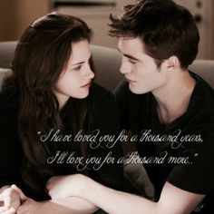 Edward and Bella(ATY lyrics)<3