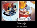Friends Take that haters - sonic-the-hedgehog photo