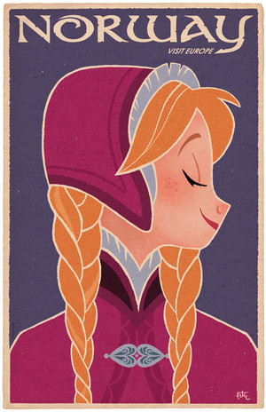  Nữ hoàng băng giá Anna Poster