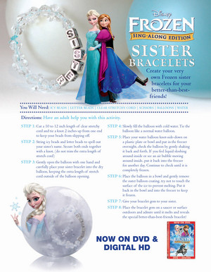  Frozen - Uma Aventura Congelante Sister Bracelets