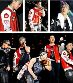  G-dragon superiore, in alto badges baseball hoodie