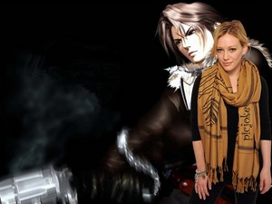 HILARY DUFF AND FAKE FANS SQUALL LEONHART