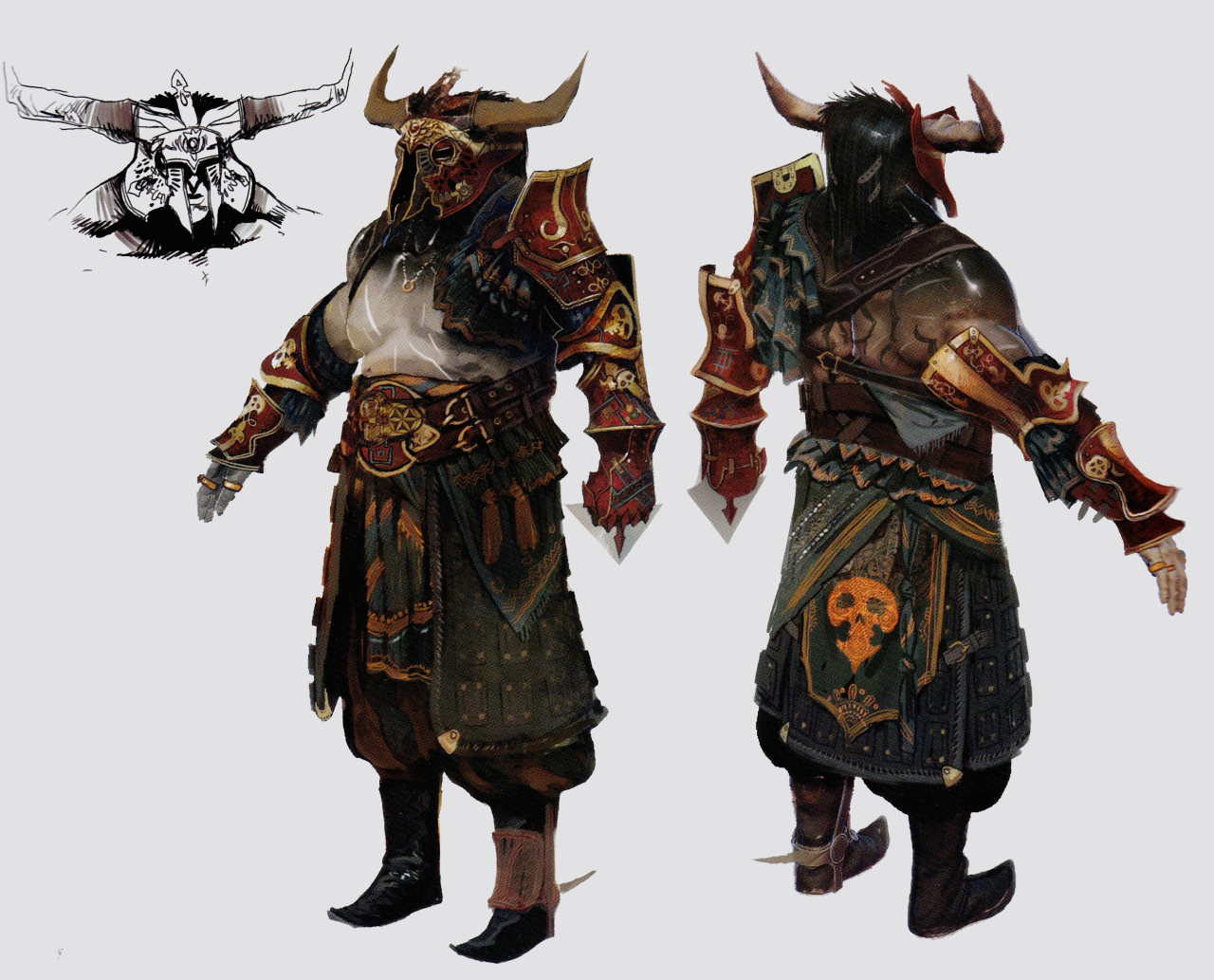 Iron taureau, bull concept art in The Art of Dragon Age ...