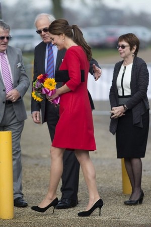  Kate Middleton Visits Norfolk