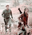 Katniss and Gale - the-hunger-games photo
