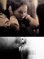 Katniss and Peeta  - the-hunger-games fan art