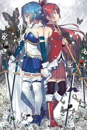  Kyouko Sakura and Sayaka Miki | Puella Magi Madoka Magica