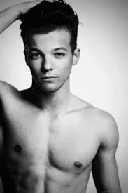  Louis shirtless.