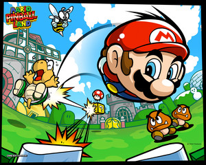  Mario Pinball Land Background