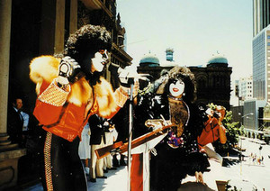 Paul Stanley and Eric Carr 1980