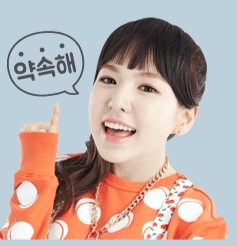  Red Velvet (WENDY) 2014 KakaoTalk Emoticons