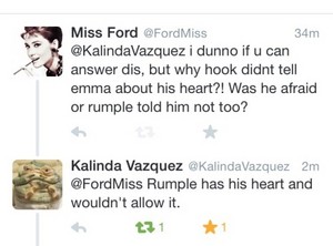  Why didn't Killian tell Emma about his heart?