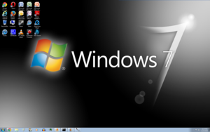  Windows 7 Black Screenshot 1920x1200