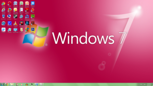  Windows 7 rosado, rosa 38