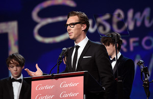  Benedict accepting the award for The Imitation Game