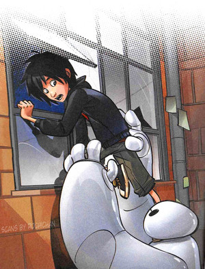 Big Hero 6 Fight to the Finish Book - Hiro and Baymax
