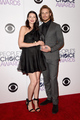 Caitriona Balfe and Sam Heughan at the 2015 People's Choice Awards - outlander-2014-tv-series photo