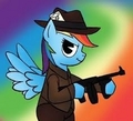 Gangster Rainbow Dash - my-little-pony-friendship-is-magic photo