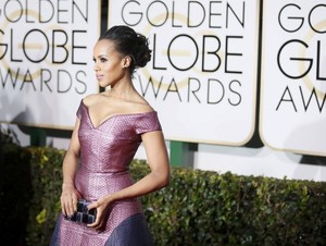 Kerry Washington at the 72nd Annual Golden Globes