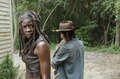 Michonne and Carl - the-walking-dead photo