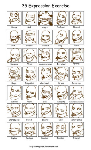 Mikey 35 Expression Exercise