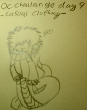  OC challenge - 日 9 .casual clothing-