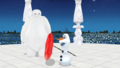 Olaf and Baymax - frozen fan art