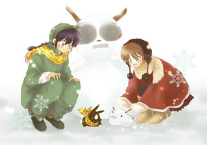  Ranma and Akane _and P-chan