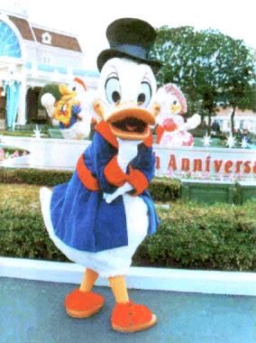 Scrooge at Disney World