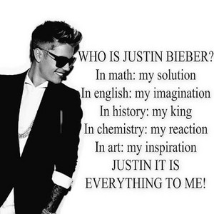  WHO ARE bạn TO ME JUSTIN??????