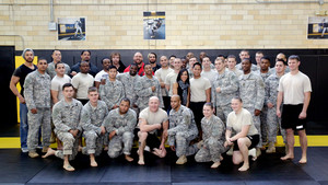 WWE Superstars Visit the US Army Combatives School